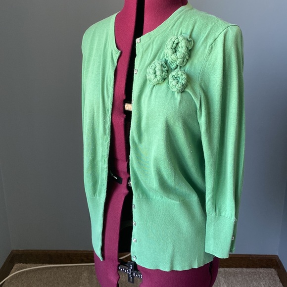 Green Cardigan - Picture 2 of 8